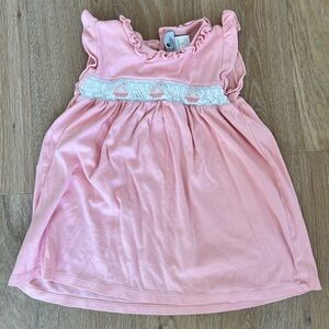 Nantucket Kids peach smocked knit 4T dress